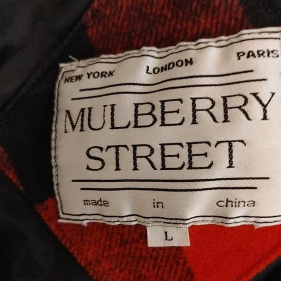 Mulberry Street Men's Buffalo Plaid Fleece Utility Cargo Vest(L) EUC - Picture 2 of 9